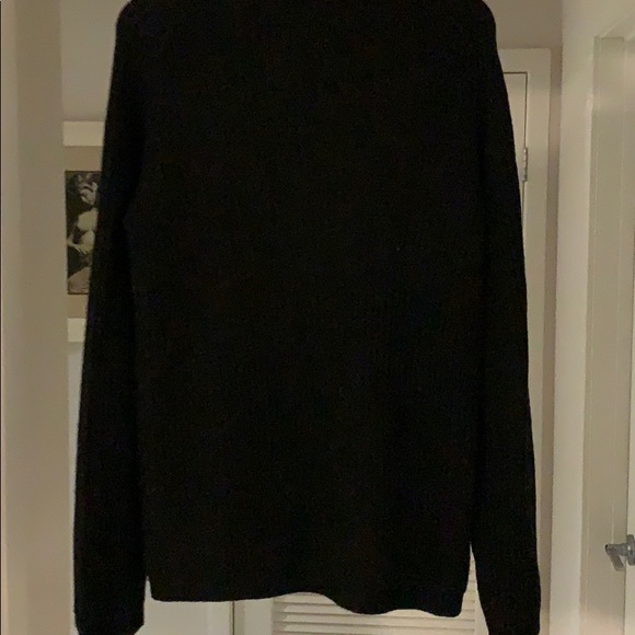 Black Large Longsleeve Express Italian Merino Wool - Picture 2 of 4